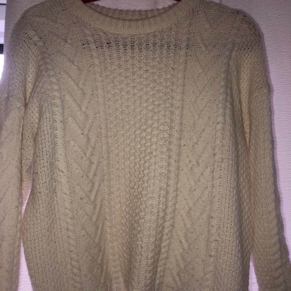 Cream Knit Madewell Sweater